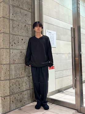 「アイテム（サンダル）」を使った、ITOさん（メンズ・180cm）の秋コーディネート