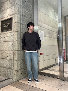 「アイテム（スニーカー）」を使った、ITOさん（メンズ・180cm）の夏コーディネート