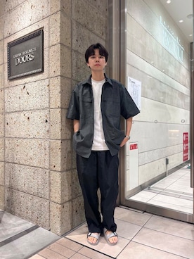 「機能性素材」｜ITOさん（メンズ・180cm）の夏コーディネート