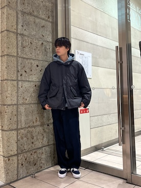 「アイテム（モッズコート）」を使った、ITOさん（メンズ・180cm）の秋コーディネート