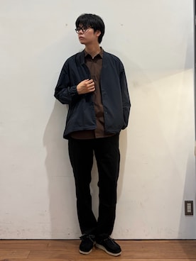 「EKAL（エカル）のアイテム」を使った、ITOさん（メンズ・180cm）の秋コーディネート