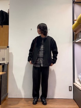 「冬の差し色コーデ」｜ITOさん（メンズ・180cm）の冬コーディネート