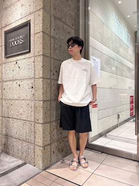 「Foxfire（フォックスファイヤー）のアイテム」を使った、ITOさん（メンズ・180cm）の夏コーディネート
