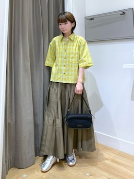 「ROSE BUD（ローズバッド）のアイテム」を使った、MAMIさん（レディース・160cm）の夏コーディネート