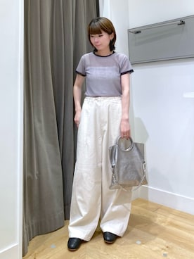「ROSE BUD（ローズバッド）のアイテム」を使った、MAMIさん（レディース・160cm）の夏コーディネート