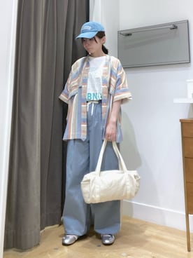 「ROSE BUD（ローズバッド）のアイテム」を使った、MAMIさん（レディース・160cm）の夏コーディネート