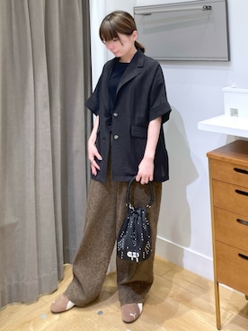「ROSE BUD（ローズバッド）のアイテム」を使った、MAMIさん（レディース・160cm）の夏コーディネート