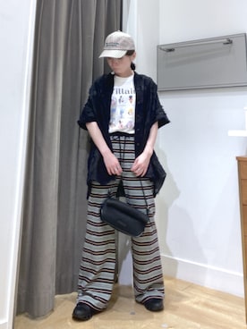 「ROSE BUD（ローズバッド）のアイテム」を使った、MAMIさん（レディース・160cm）の夏コーディネート