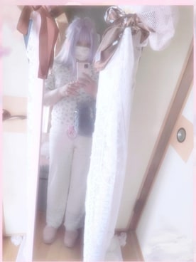 「アイテム（ヘアアクセサリー）」を使った、華のはな🌹🪽さん（レディース・157cm）の秋コーディネート