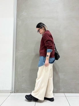 「アイテム（チェスターコート）」を使った、makiさん（レディース・157cm・40代）の秋コーディネート