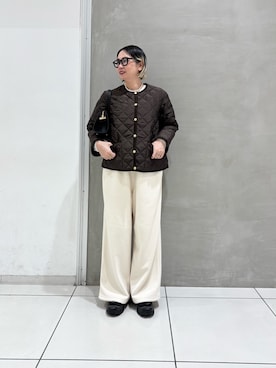 「アイテム（その他アウター）」を使った、makiさん（レディース・157cm・40代）の秋コーディネート