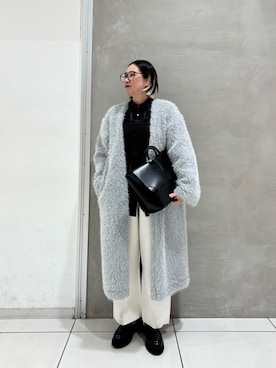 「アイテム（テーラードジャケット）」を使った、makiさん（レディース・157cm・40代）の冬コーディネート