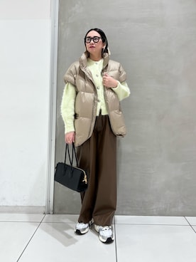 「アイテム（その他アウター）」を使った、makiさん（レディース・157cm・40代）の秋コーディネート