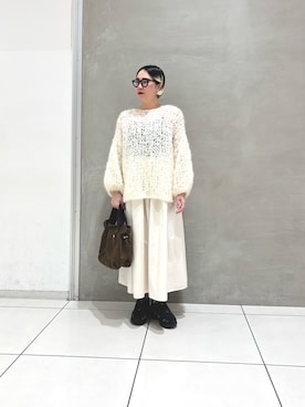 makiさん（骨格ナチュラル・レディース・157cm・40代）の秋コーディネート