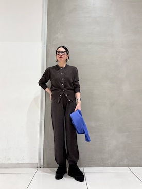 「アイテム（シューズ）」を使った、makiさん（レディース・157cm・40代）の秋コーディネート