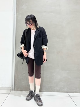 「LAATO（ラート）のアイテム」を使った、makiさん（レディース・157cm）の春コーディネート