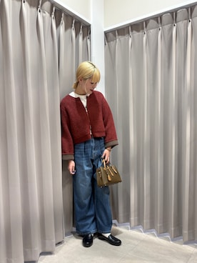 莉央さん（骨格ナチュラル・レディース・166cm）の秋コーディネート