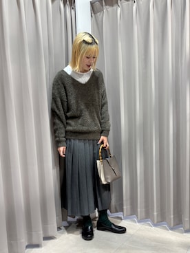 莉央さん（レディース・166cm）の冬コーディネート