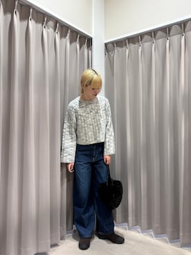 莉央さん（骨格ナチュラル・レディース・166cm）の冬コーディネート