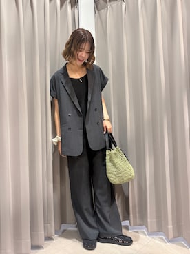 莉央さん（レディース・166cm）の夏コーディネート