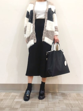 「REGAL（リーガル）のリーガル レディース F78R ローファー（ローファー、ブラック系）」を使った、regal foot communityさん（メンズ・171cm）の春コーディネート