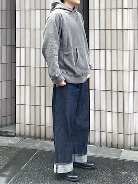 「KENFORD（ケンフォード）のケンフォード KP12 Uチップ GORE-TEX フットウェア（ドレスシューズ、ブラック系）」を使った、regal foot communityさん（メンズ・171cm）の春コーディネート