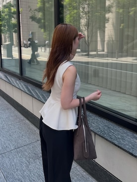 「IACUCCI（イアクッチ）のアイテム」を使った、ayaさん（レディース・161cm）の夏コーディネート