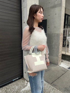 「IACUCCI（イアクッチ）のアイテム」を使った、ayaさん（骨格ウェーブ・レディース・161cm）の春コーディネート