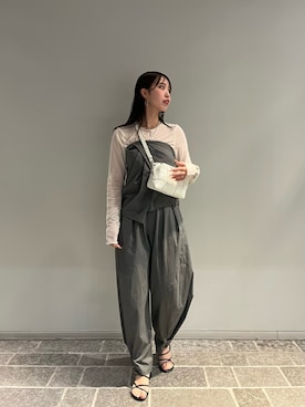 「IACUCCI（イアクッチ）のアイテム」を使った、ayaさん（骨格ウェーブ・レディース・161cm）の春コーディネート