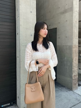 「IACUCCI（イアクッチ）のアイテム」を使った、ayaさん（骨格ウェーブ・レディース・161cm）の夏コーディネート