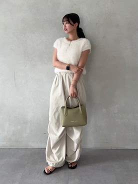 「IACUCCI（イアクッチ）のアイテム」を使った、ayaさん（骨格ウェーブ・レディース・161cm）の夏コーディネート