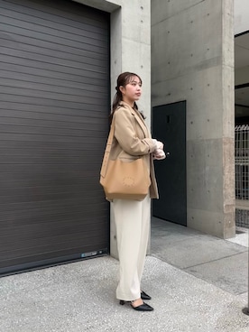 「IACUCCI（イアクッチ）のアイテム」を使った、ayaさん（骨格ウェーブ・レディース・161cm）の春コーディネート