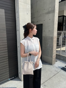 「IACUCCI（イアクッチ）のアイテム」を使った、ayaさん（骨格ウェーブ・レディース・161cm）の春コーディネート