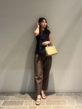 「IACUCCI（イアクッチ）のアイテム」を使った、ayaさん（レディース・161cm）の夏コーディネート