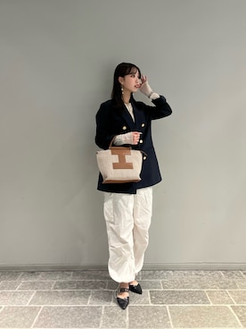 「IACUCCI（イアクッチ）のアイテム」を使った、ayaさん（骨格ウェーブ・レディース・161cm）の春コーディネート