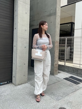 「IACUCCI（イアクッチ）のアイテム」を使った、ayaさん（骨格ウェーブ・レディース・161cm）の春コーディネート