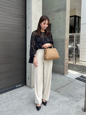 「IACUCCI（イアクッチ）のアイテム」を使った、ayaさん（骨格ウェーブ・レディース・161cm）の春コーディネート
