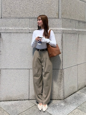 「IACUCCI（イアクッチ）のアイテム」を使った、ayaさん（レディース・161cm）の夏コーディネート