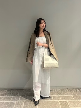 「IACUCCI（イアクッチ）のアイテム」を使った、ayaさん（骨格ウェーブ・レディース・161cm）の春コーディネート