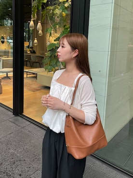 「IACUCCI（イアクッチ）のアイテム」を使った、ayaさん（レディース・161cm）の夏コーディネート
