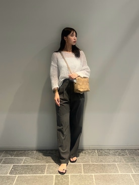 「IACUCCI（イアクッチ）のアイテム」を使った、ayaさん（レディース・161cm）の夏コーディネート