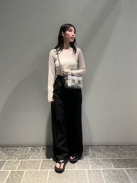 ayaさん（骨格ウェーブ・レディース・161cm）の夏コーディネート