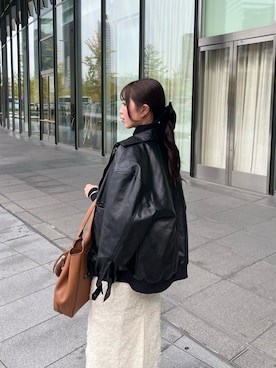 「アイテム（ワンピース/ドレス）」を使った、ayaさん（レディース・161cm）の秋コーディネート