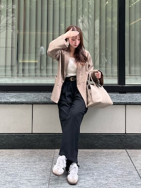 「IACUCCI（イアクッチ）のアイテム」を使った、ayaさん（レディース・161cm）の秋コーディネート