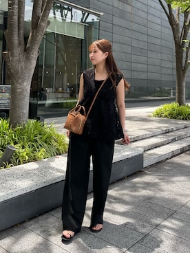 「IACUCCI（イアクッチ）のアイテム」を使った、ayaさん（レディース・161cm）の夏コーディネート