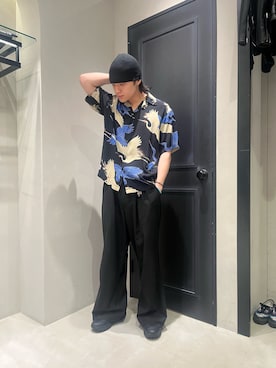 森康雄さん（骨格ナチュラル・メンズ・178cm）の夏コーディネート