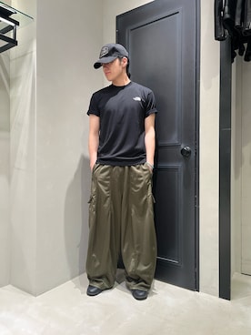 「THE NORTH FACE（ザノースフェイス）のアイテム」を使った、森康雄さん（骨格ナチュラル・メンズ・178cm）の夏コーディネート