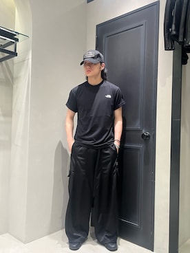 「THE NORTH FACE（ザノースフェイス）のアイテム」を使った、森康雄さん（骨格ナチュラル・メンズ・178cm）の夏コーディネート