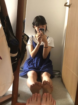 「Shine（シャイン）のアイテム」を使った、朱織さん（レディース・164cm）の秋コーディネート