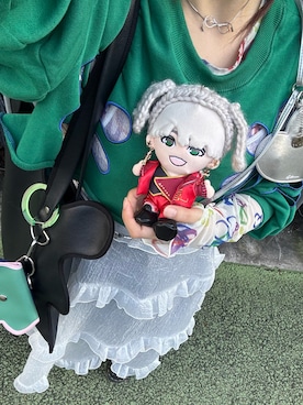 「HELLO.SANFRANCISCO（ハローサンフランシスコ）のアイテム」を使った、しゃけさん（レディース・152cm）の春コーディネート